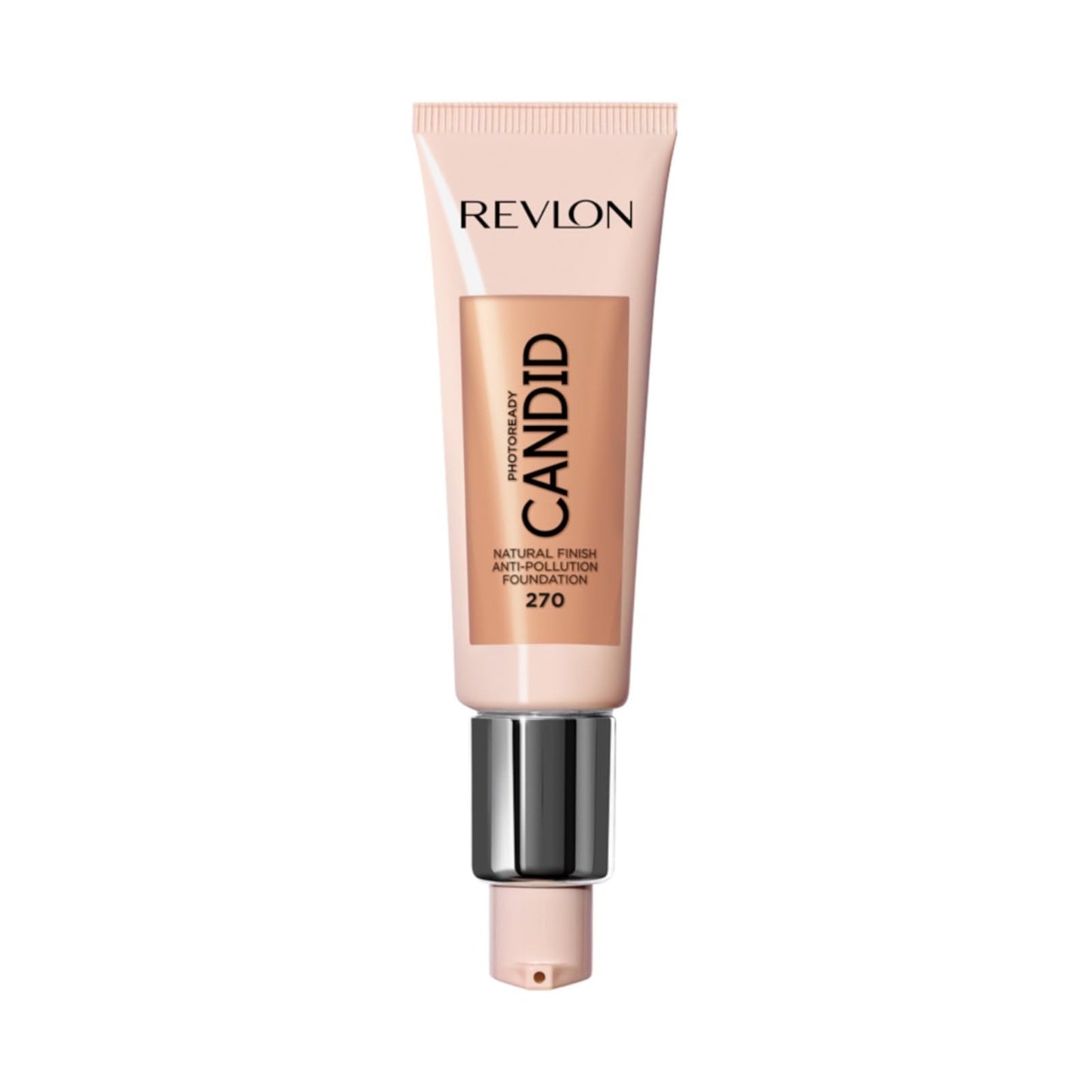 Revlon PhotoReady Candid Natural Finish Foundation, with Anti-Pollution, Antioxidant, Anti-Blue Light Ingredients, 270 Medium Beige, 0.75 fl. oz.