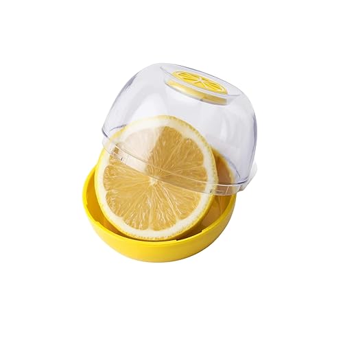 Joie Fresh Flip Pod Lemon Storage Container, Keeps Leftover Half Flavorful and Firm in Fridge, Reusable Kitchen Gadget, BPA Free, Dishwasher Safe