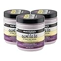 Aunt Jackie's Curl La La Defining Custard for Curls, Coils & Waves - Enriched with Shea Butter and Olive Oil, 15 oz, 3 Pack