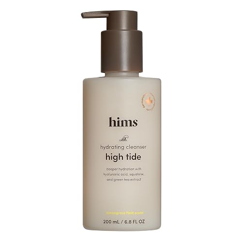 hims High Tide Hydrating Daily Cleanser - With Hyaluronic Acid & Squalane - Moisturizing, Non-Stripping Facial Cleanser - Gentle, pH Balanced