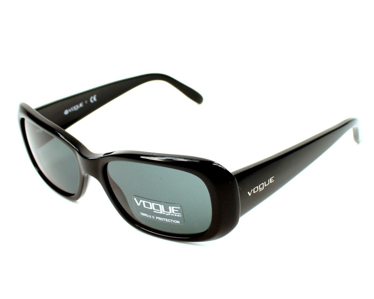 Vogue Eyewear Womens VO2606S Rectangular Sunglasses, Black/Grey, 55 mm