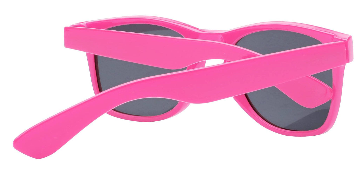 OWL Unisex Retro Style Classic Vintage Sunglasses with Smoke Lens Pink Frame