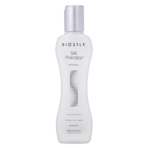 BioSilk Silk Therapy Original, Reconstructing Treatment For Adding Shine & Helping Prevent Split Ends, Sulfate, Paraben, & Cruelty-Free, 5.64 Oz