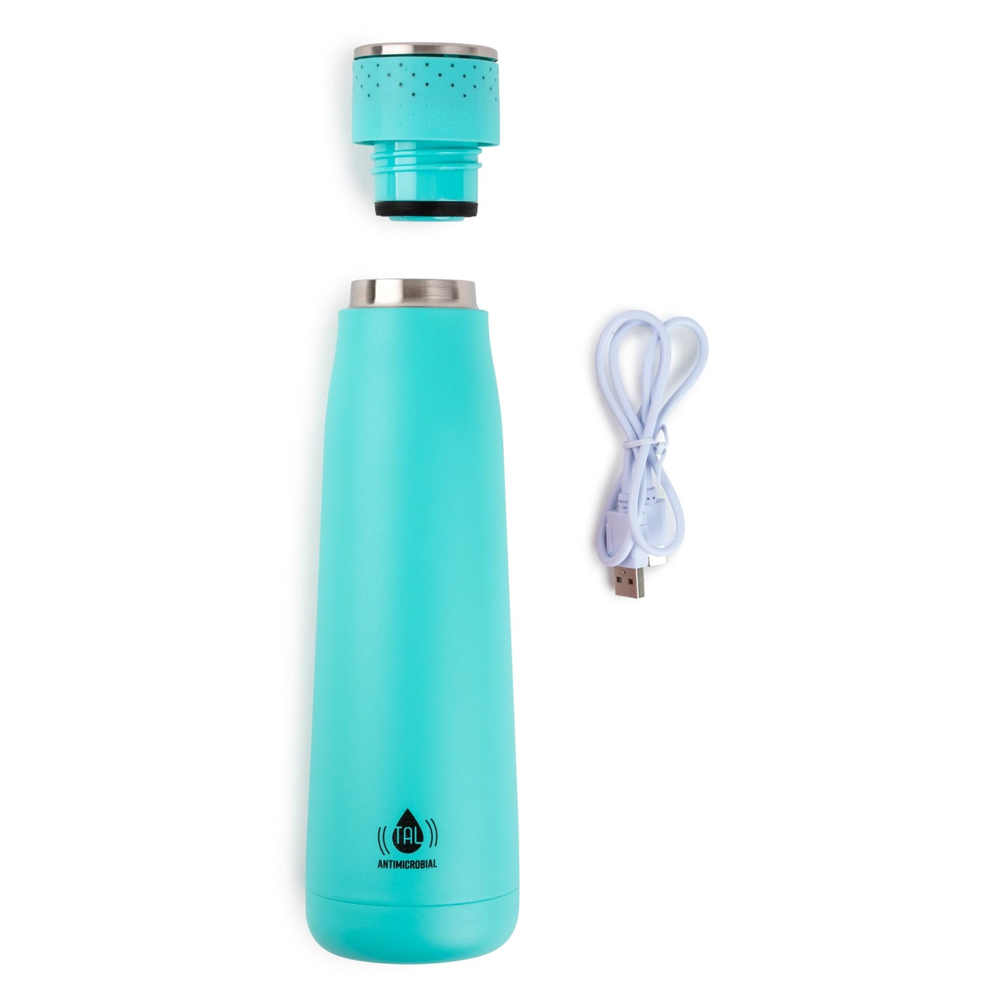 Tal Ultra Bottle - UV Self-Cleaning Double-Wall Insulated Water Bottle - 18oz - Teal