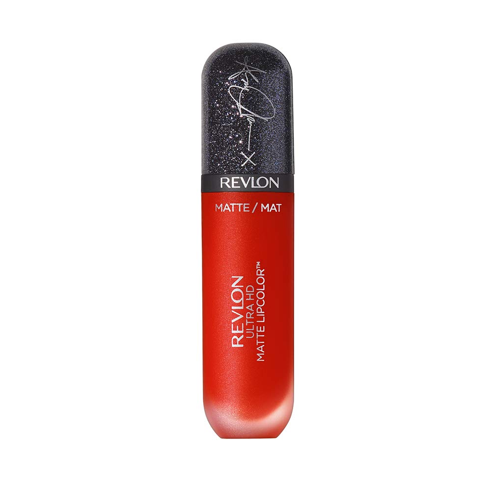Revlon Colección de Labios Ashley Graham Nunca Suficiente x Color de Labios Ultra HD Mate - 002 Caliente Aquí