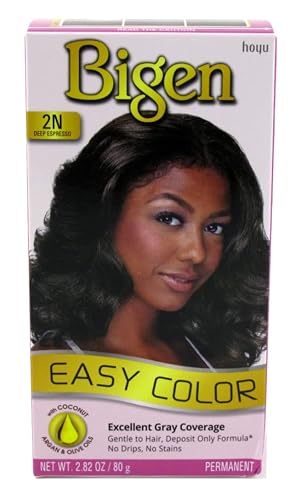Bigen Easy Color Permanent Hair Dye with Aloe & Olive Oil, Deep Espresso, 2.82 Ounce (Model: 33859000921)