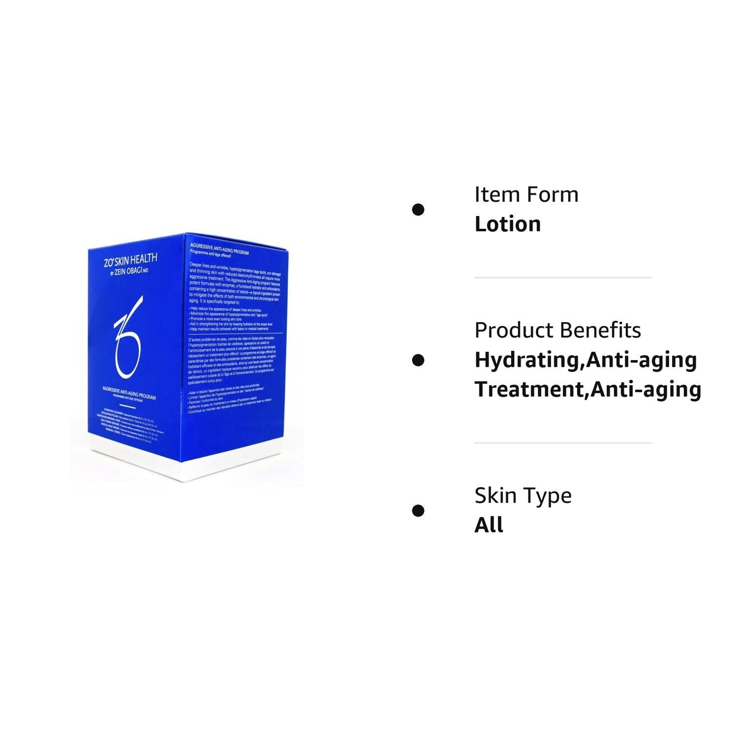 ZO Skin Health Exfoliating Aggressive Anti-Aging Program