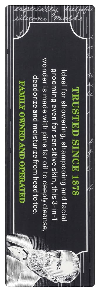 Grandpas Wonder Pine Tar Soap Lathers White 3.25 oz by Grandpa's