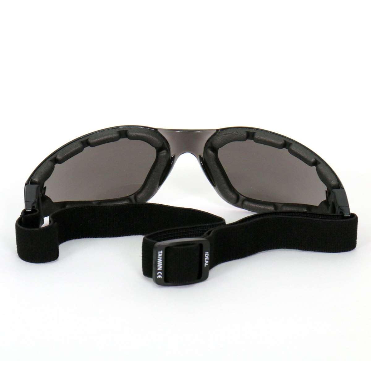 Hot Leathers Safety Sunglasses Goggles with Smoke Mirror Lenses SGG1013 - One Size