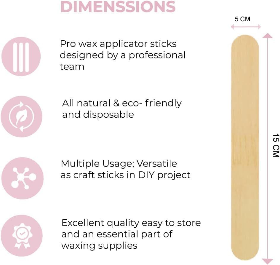 MIBLY 80 PCS Popsicle Sticks for Crafts - Jumbo Craft Sticks Made of Smooth Wooden Sticks - Ideal Wood Sticks and Wooden Sticks for Crafts for Body Beauty and Personal Care Mibly