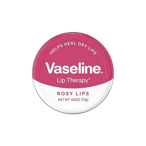 Vaseline Lip Therapy Lip Balm, Rosy Lips 0.6 oz (Pack of 9)