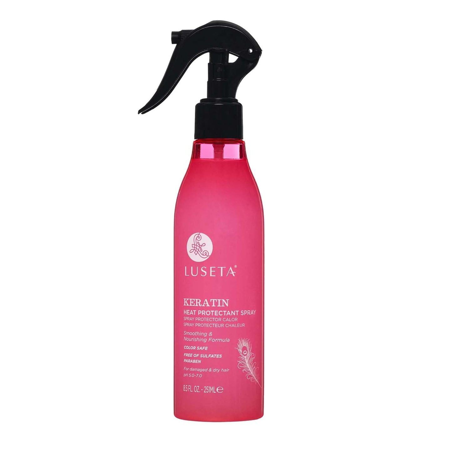 Luseta Keartin Heat Protectant Hair Spray Smoothing & Nourishing Thermal Protection Treatment for Dry and Damaged Hair, Frizz Control?Repair Split