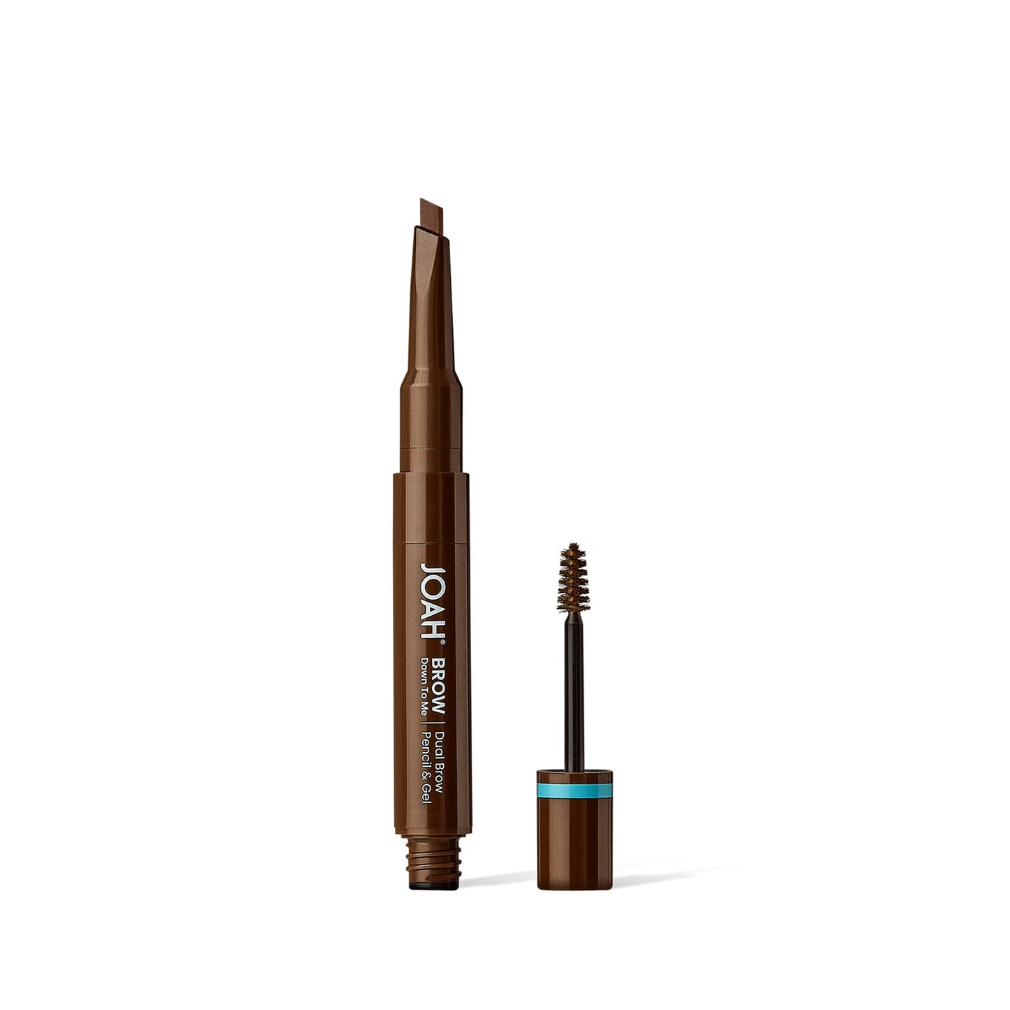 JOAH Brow Down To Me Dual Brow Pencil and Gel, Triangular Tip, Tinted Gel, Long-Lasting Vegan Formula, Smudge-Free Pencil Tip, Lightweight