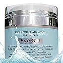 Eye Gel, for Dark Circles, Puffiness, Wrinkles, Skin Firming and Bags - Effective Anti-Aging Eye Gel for Under and Around Eyes including Crows Feet