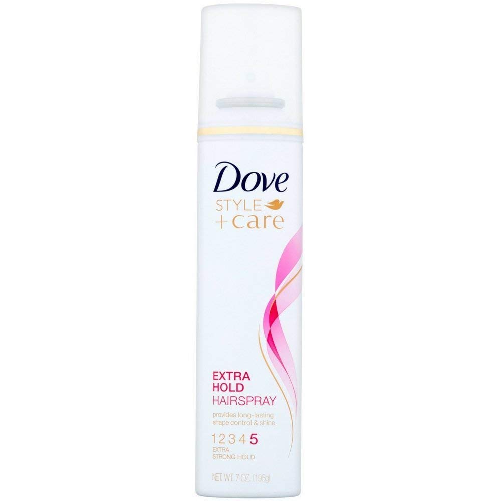 Dove Style Plus Care Strength And Shine Extra Hold Aerosol Hairspray, 7 oz(pack of 4)