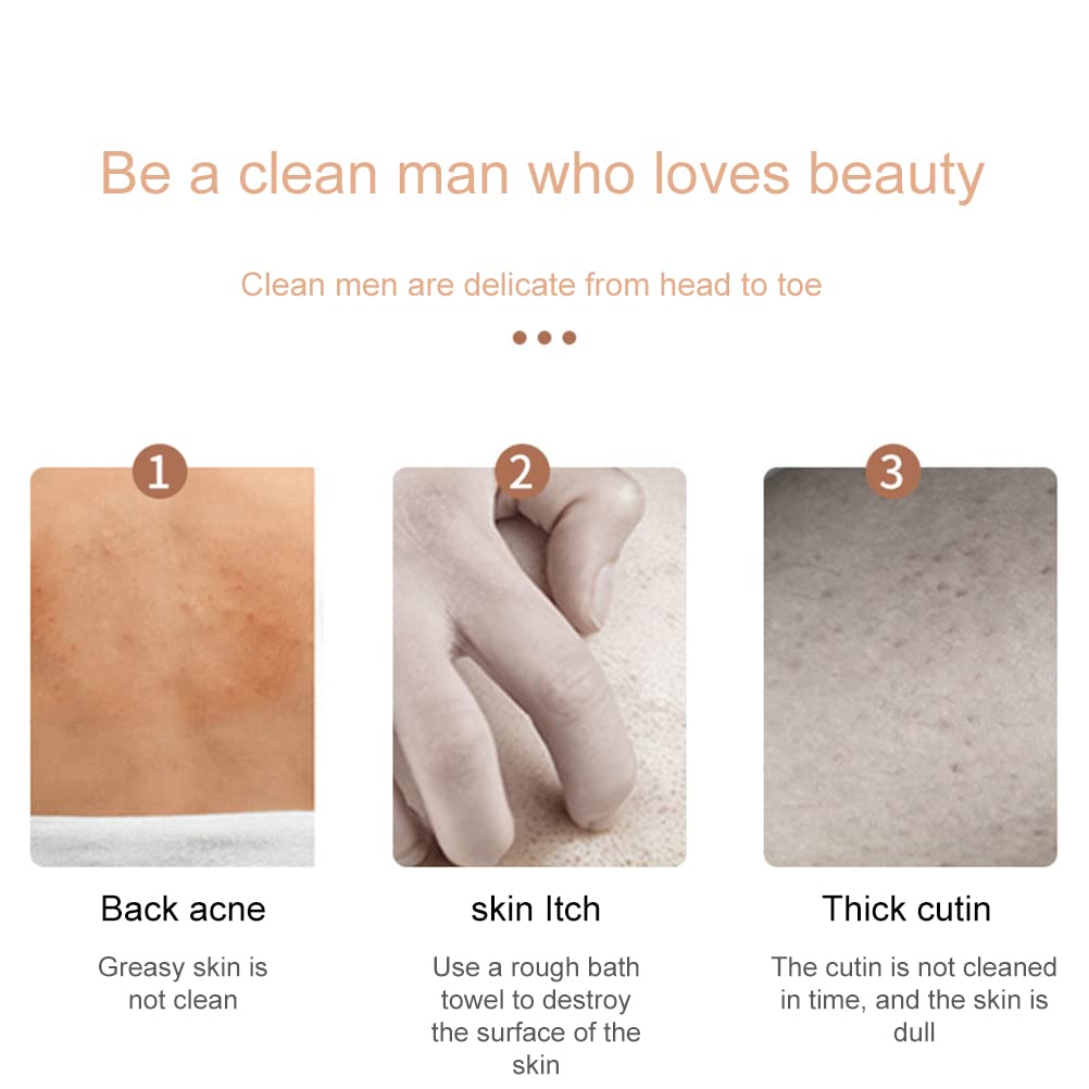 2 Pièces Sangle Lave Dos, Gants Exfoliants Gants de Crin en Chanvre Naturel Eponge Exfoliante Dos, Élimine Les Peaux Mortes Efficacement pour Bains du Beauty and Personal Care MSLing