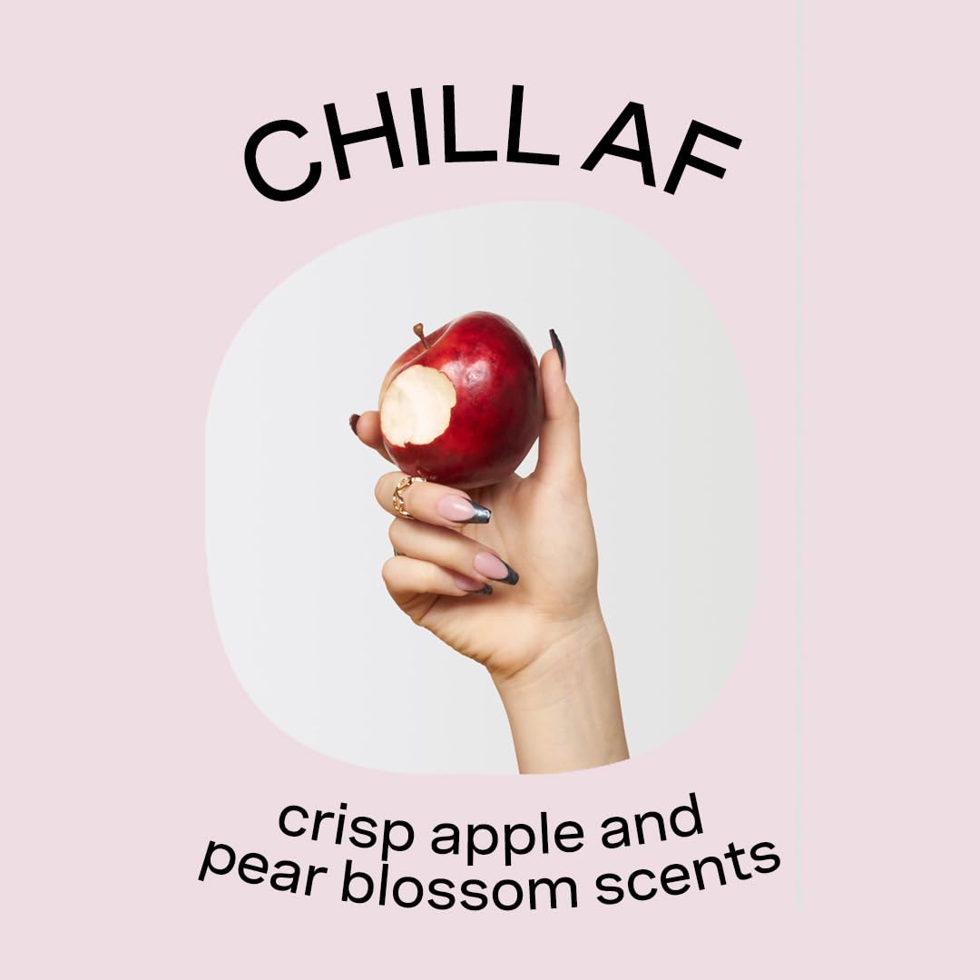 Chill AF by Addison Rae Fragrance - for Women Floral Woody Scent Opens with Pear Blossom and Apple Blended Red Lemon Grass Alluring Aroma Calms
