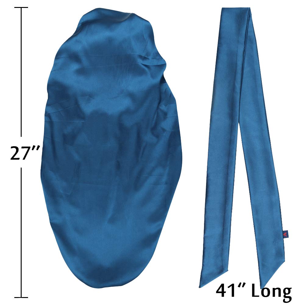 Satin Bonnet Extra Large for Braids Long Sleeping Cap Beauty and Personal Care Alnorm
