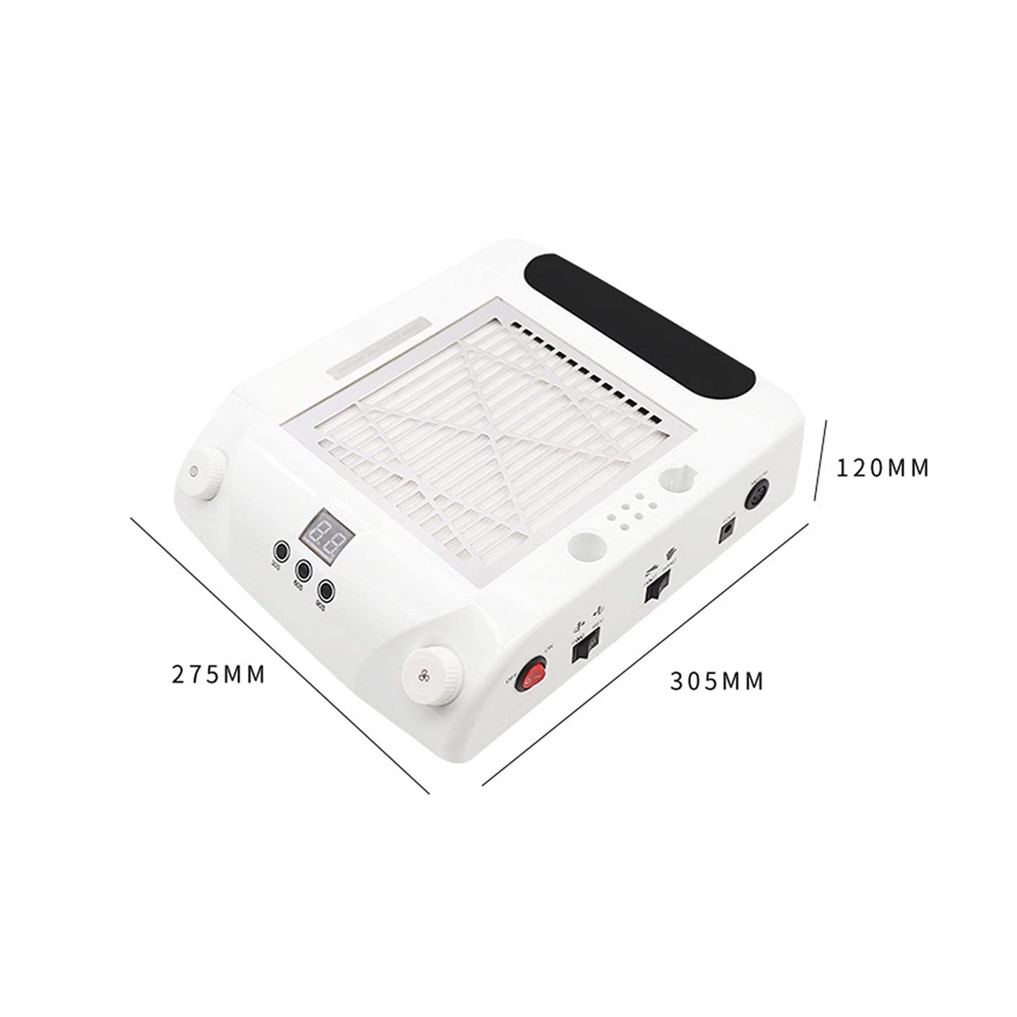 HYUWANGYU Nail Dust Collector Nail Dust Collector Polishing Machine Six-in-one Nail Lamp Vacuum Cleaner All-in-one Multi-Function Nail Tool Beauty & Personal Care HYUWANGYU