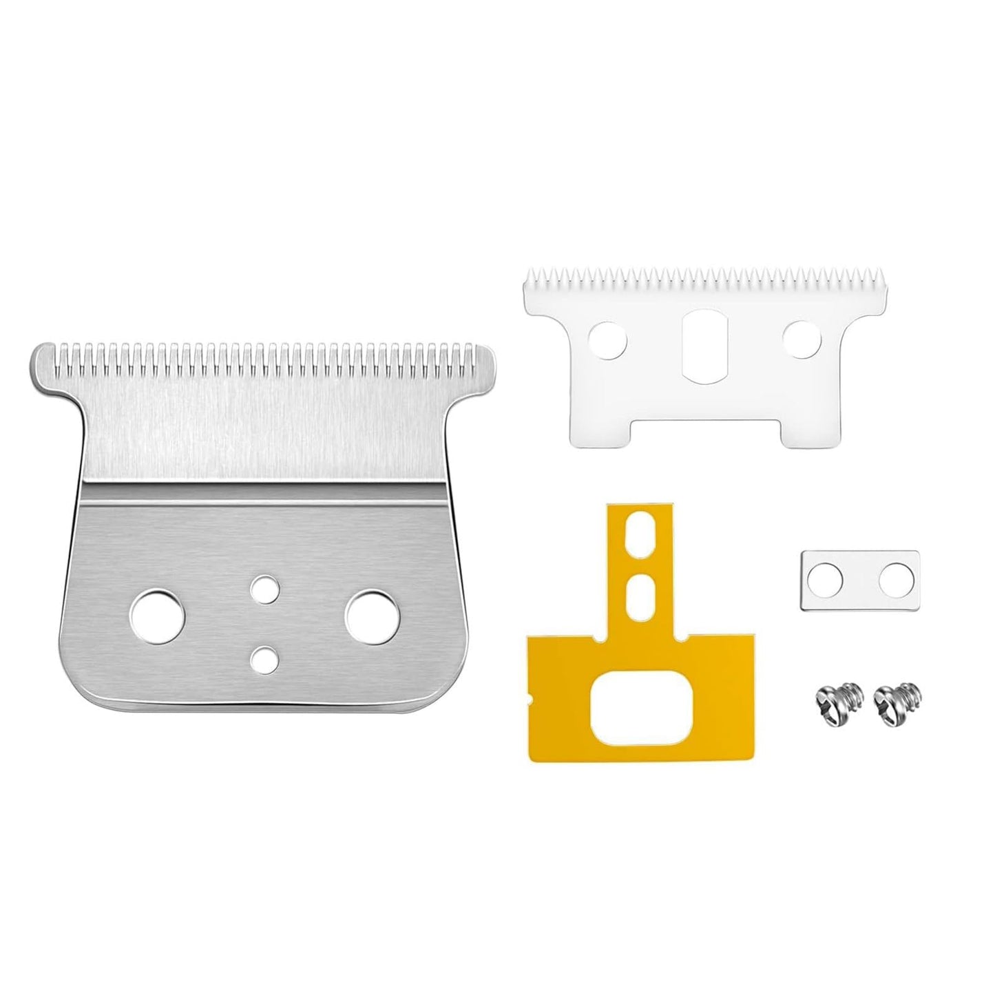 Replacement Clipper Blades, 2 Hole Clipper Blade Replacement Blades for Andis T Outliner Clipper Accessories 04521, 04710 Clippers New Beauty and Personal Care MLKOSS
