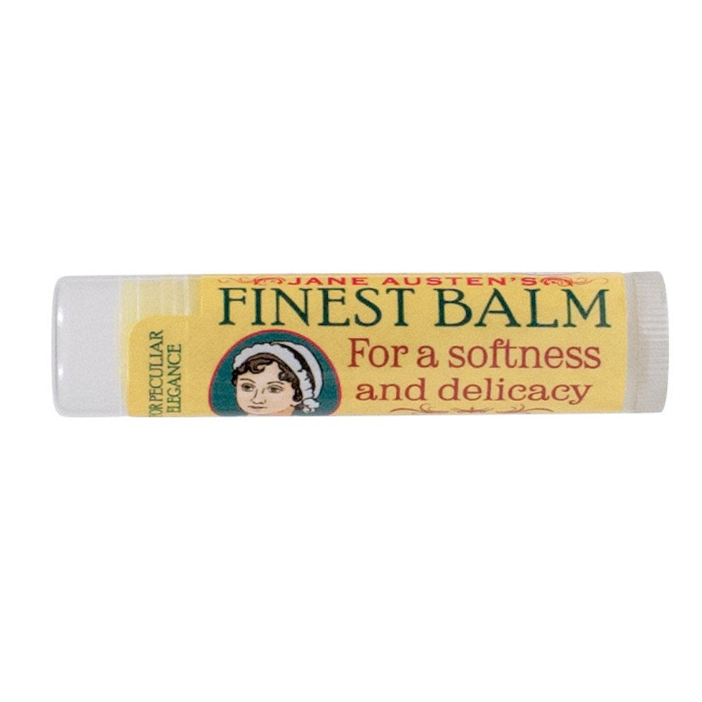 The Unemployed Philosophers Guild Jane Austen's Finest Balm - Peppermint Lip Balm, Cruelty-Free, Made in the USA from Natural and Imported Ingredients