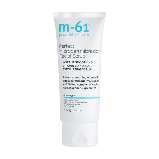 m-61 Perfect Microdermabrasion Facial Scrub | Instant Smoothing, Exfoliating Scrub With Vitamin E, Kaolin Clay, Aloe, 2.5 Fl Oz