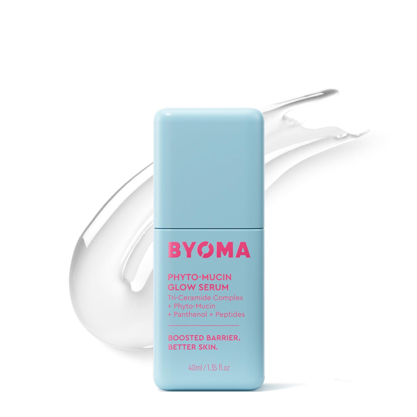 BYOMA Phyto-Mucin Glow Serum - Mucin Face Serum for Glass Skin - Plumps, Primes + Hydrates - Flawless Primer and Makeup Base - Strengthens Skin Beauty and Personal Care BYOMA