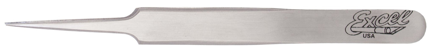 Excel Straight Point Tweezer, Polished