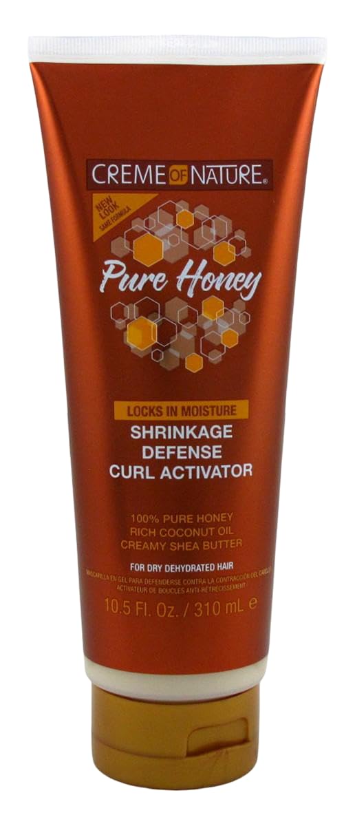 Creme Of Nature Pure Honey Curl Activator 10.5 Ounce Tube (310ml) (2 Pack)