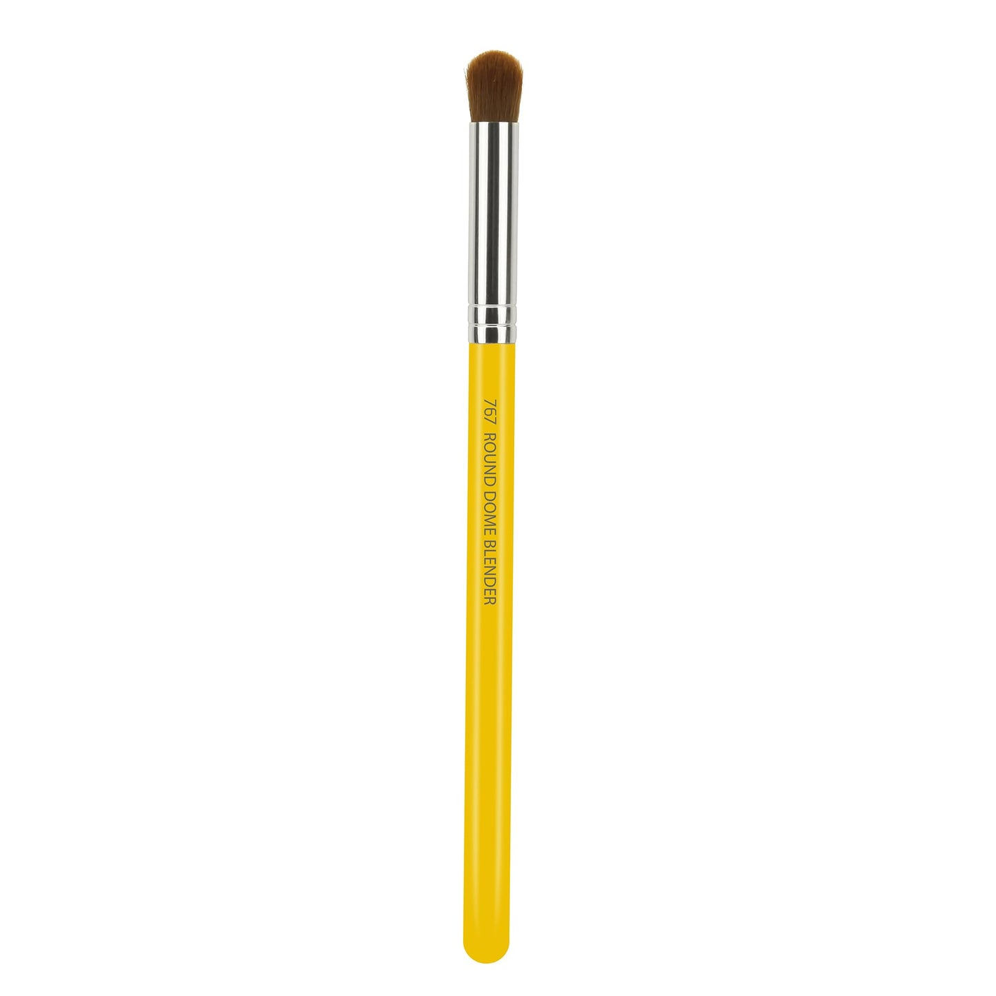 Bdellium Tools Professional Makeup Brush - Studio Series 767 Round Dome Blender - With Soft Synthetic Fibers, For Blending & Smoothing (Yellow, 1pc)