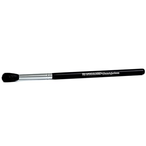 Tapered Blending Eyeshadow Makeup Brush - Beauty Junkees Professional Eye Shadow Blender Make Up Brush with Soft Fluffy Natural Hair Dome Bristles