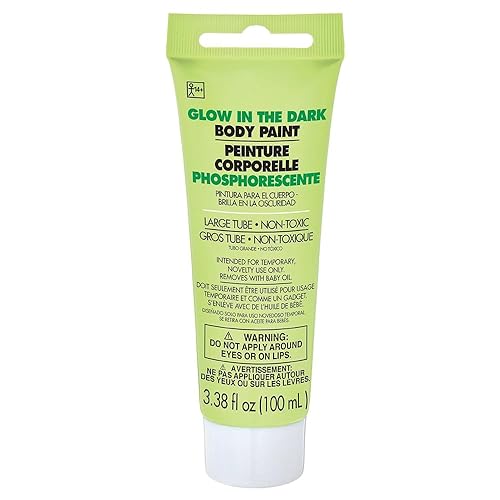 Vibrant NeonBody Paint - 3.4 oz (Pack of 1) - Safe, Non-Toxic & Water-Based Formula for Ultimate Party Fun, Festivals & More