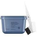 Igora Vario Blond Bleach Super Plus Power Hair Lightening Powder 450 grams and M Hair Designs Tint Brush Comb (Bundle), Off White