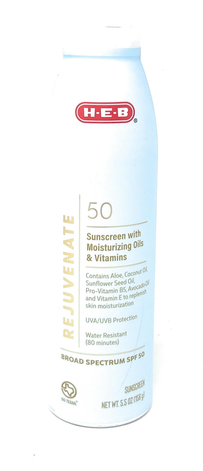 Rejuvenate Sunscreen Spray with Moisturizing Oils & Vitamins SPF 50-5.5oz - 1 bottle - made in the USA