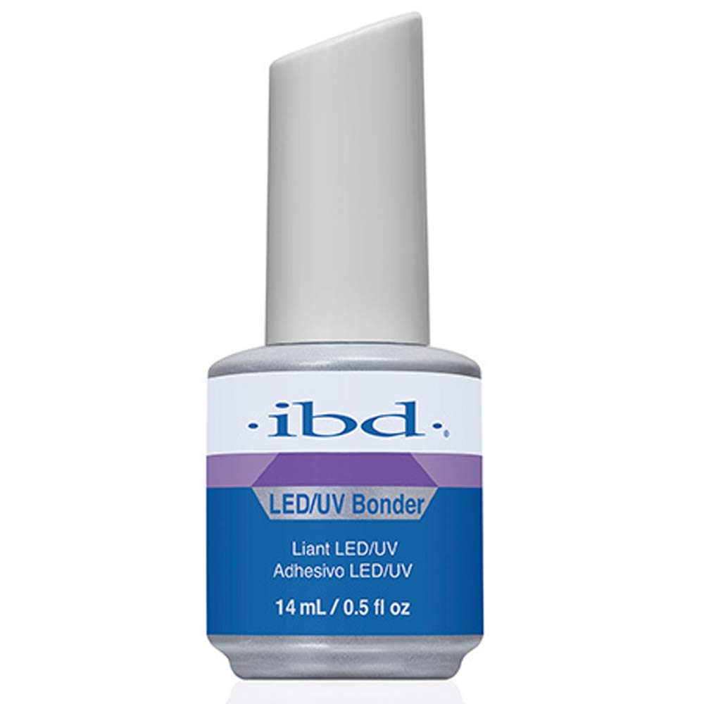 IBD LED/UV Bonder - Nail Primer for Gel Polish and Acrylic Nails, Nail Bonder for Long-Lasting Adhesion, 0.5 oz
