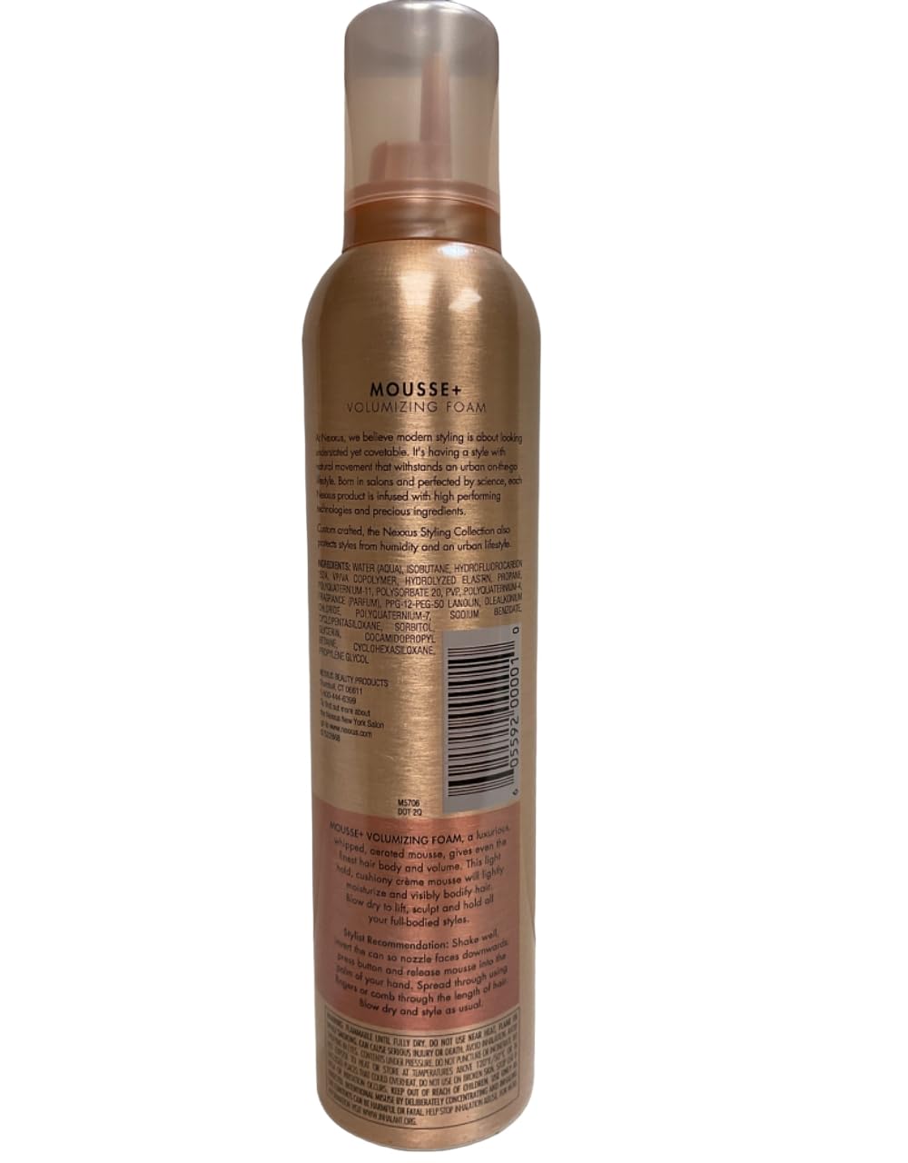 Nexxus Nexxus Styling Hair Mousse for Volume Medium Hold Mousse Pow, 10.6 FZ
