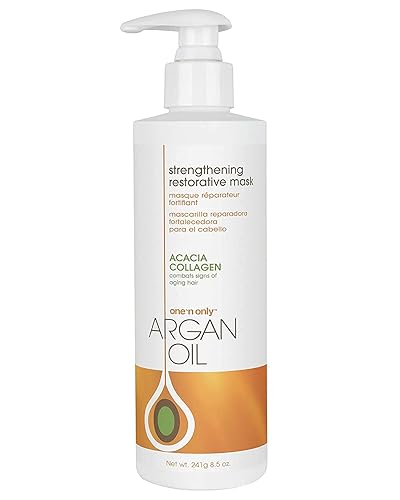 One 'n Only Hair Mask with Argan Oil, Strenghtening Restorative Mask, Helps Maintain Moisture Level for a Shiny Texture, Provides Color Protection