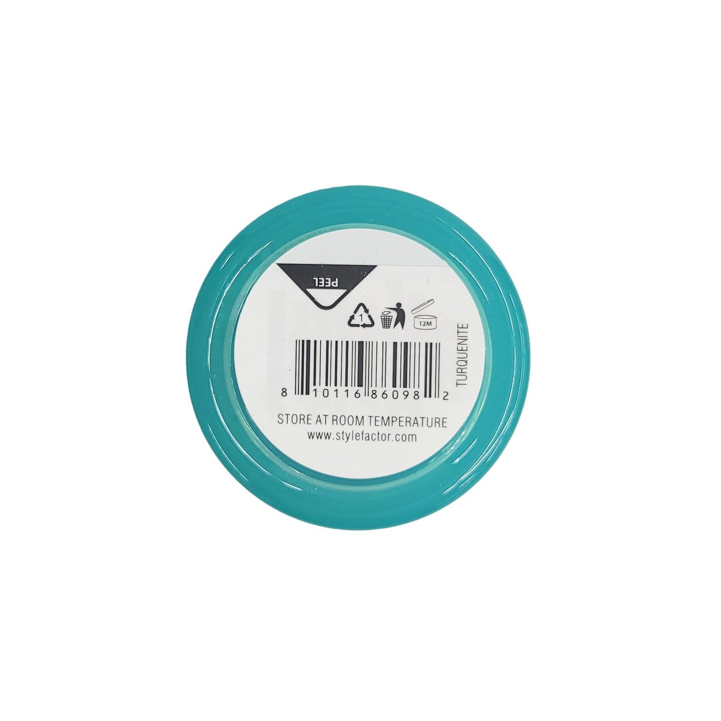 Style Factor Edge Booster Extra Strength and Moisture Rich Pomade 0.85oz Mini Travel Size (0.85oz, Pack of 1, Turquenite)