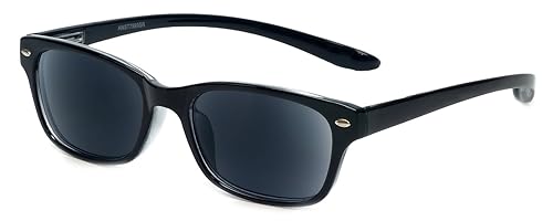 Calabria Neck Hanging Reading Sunglasses +3.75 Black Men Women Sun Glasses Readers Long Temples UV Protection Trendy w/Case