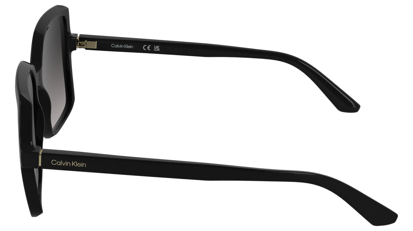 Calvin Klein Women's Sunglasses CK25537S - Black with Gradient Smoke Lens