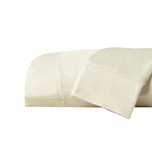 SHEEX Original Performance Cooling Pillowcases, Ultra-Soft Pillowcase Set, 2 Cooling Pillow Covers, King, Ecru