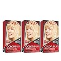 Revlon Permanent Hair Color, Permanent Hair Dye, Colorsilk with 100% Gray Coverage, Ammonia-Free, Keratin and Amino Acids, 03 Ultra Light Sun Blonde