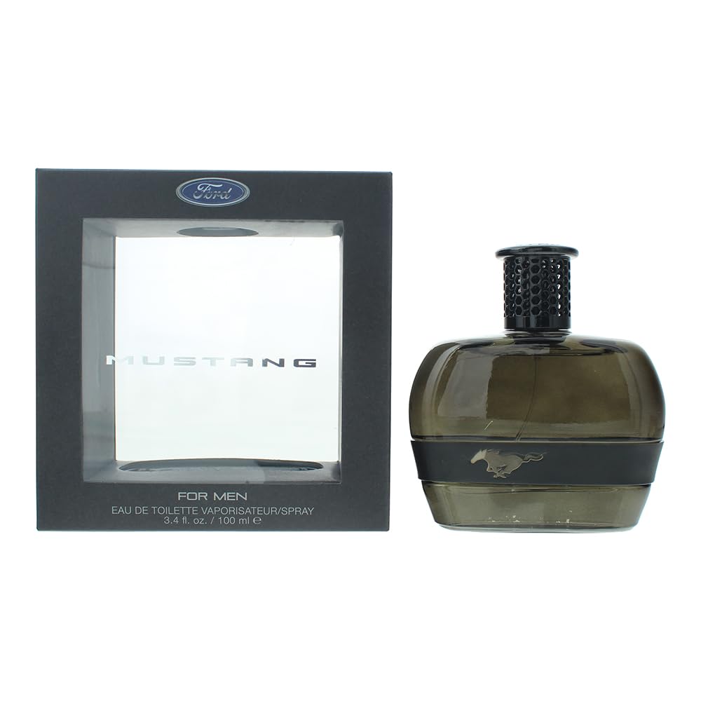 MUSTANG Ford Eau de Toilette for Men, 3.4 fl. oz., Black