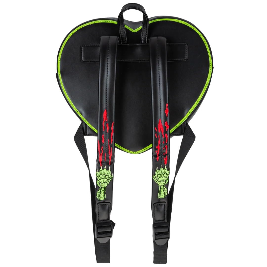 Rock Rebel Creature Damsel Heart Shaped Backpack