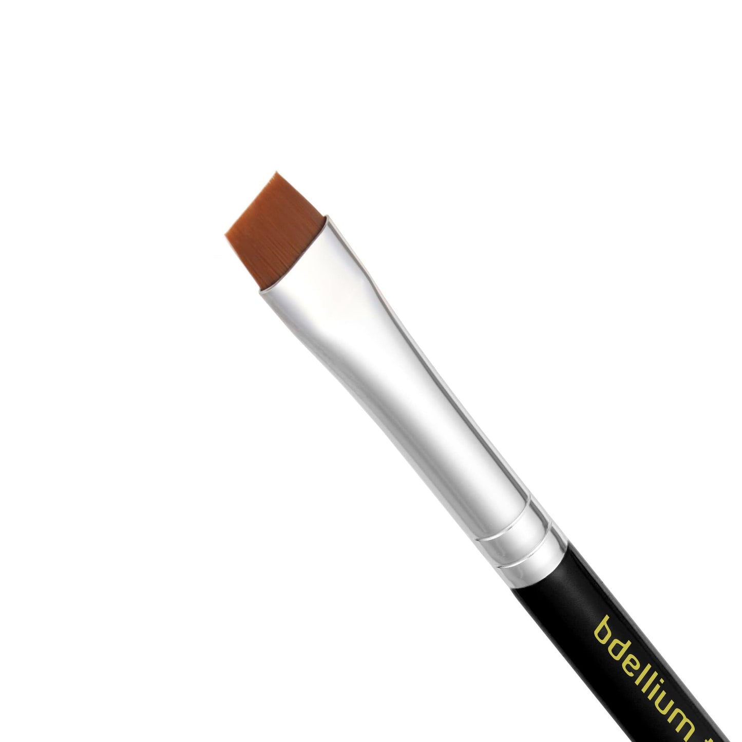 Bdellium Tools Professional Makeup Brush - Maestro Series 714 Flat Eye Definer - With Soft Synthetic Fibers, For Eye Definition (Black, 1pc)