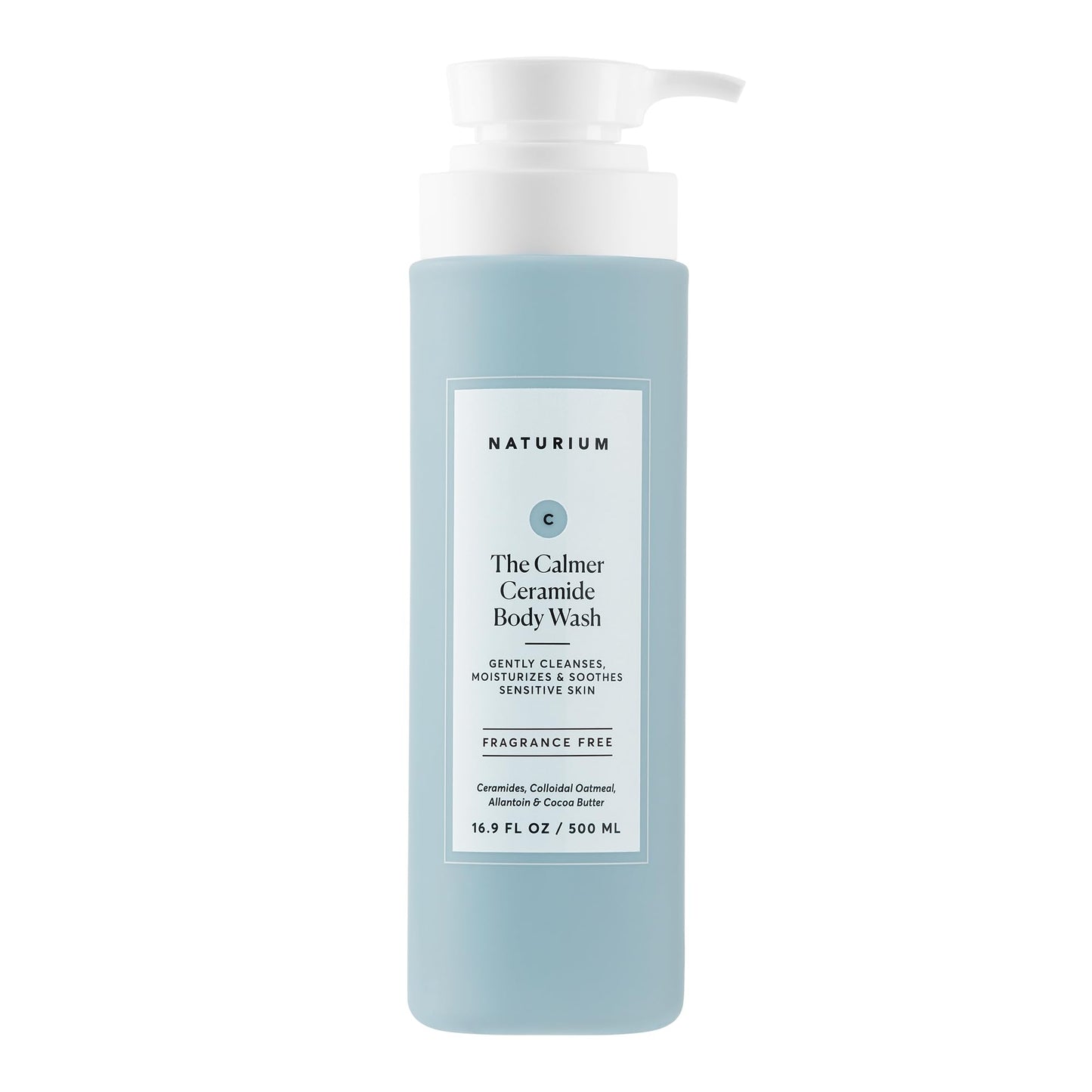 Naturium The Calmer Ceramide Body Wash, Frangrance-Free, Cleansing & Moisturizing for Dry, Sensitive Skin, Dermatologist-Tested, Paraben Beauty & Personal Care Naturium