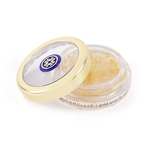 Tatcha Camellia Gold Spun Lip Balm | Nourishing & Intensely Hydrating, 6 G | 0.21 oz
