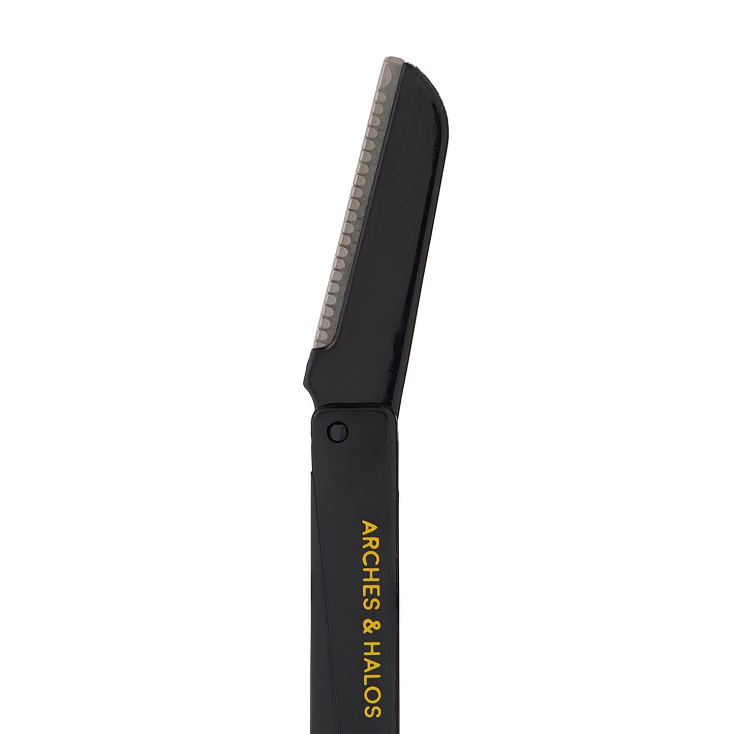 Arches and Halos Two Pack Tri-Fold Eyebrow Razor - Travel Size Eye Brow Razors for Women - Rust-Proof - Ease to Use for Precise Shaving - 1 pc