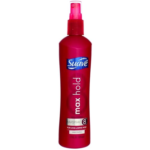 Suave Hairspray Max Hold 11 Ounce Unscented Pump (Pack of 6)