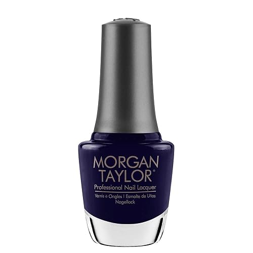 Morgan Taylor Nail Lacquer (After Dark) Blue Professional Lacquer, Vibrant, Chip-Resistant, Fast-Drying, Long-Lasting, High-Shine, Perfect Beauty & Personal Care Morgan Taylor